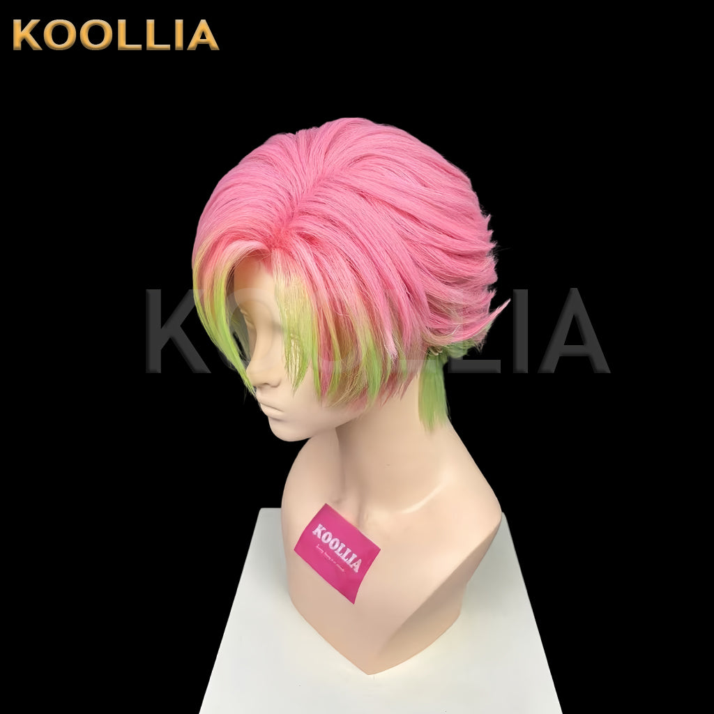 Demon Slayer Kanroji Mitsuri Long Mix Hair Styled Basic Wig