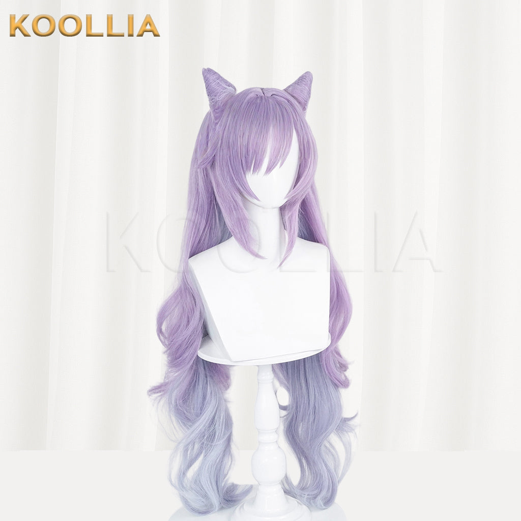 Genshin Impact Keqing Long Purple Hair Basic Wig