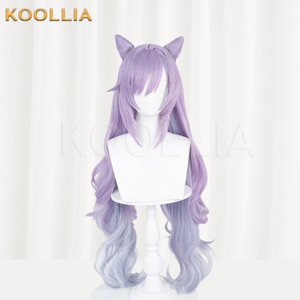 Genshin Impact Keqing Long Purple Hair Basic Wig