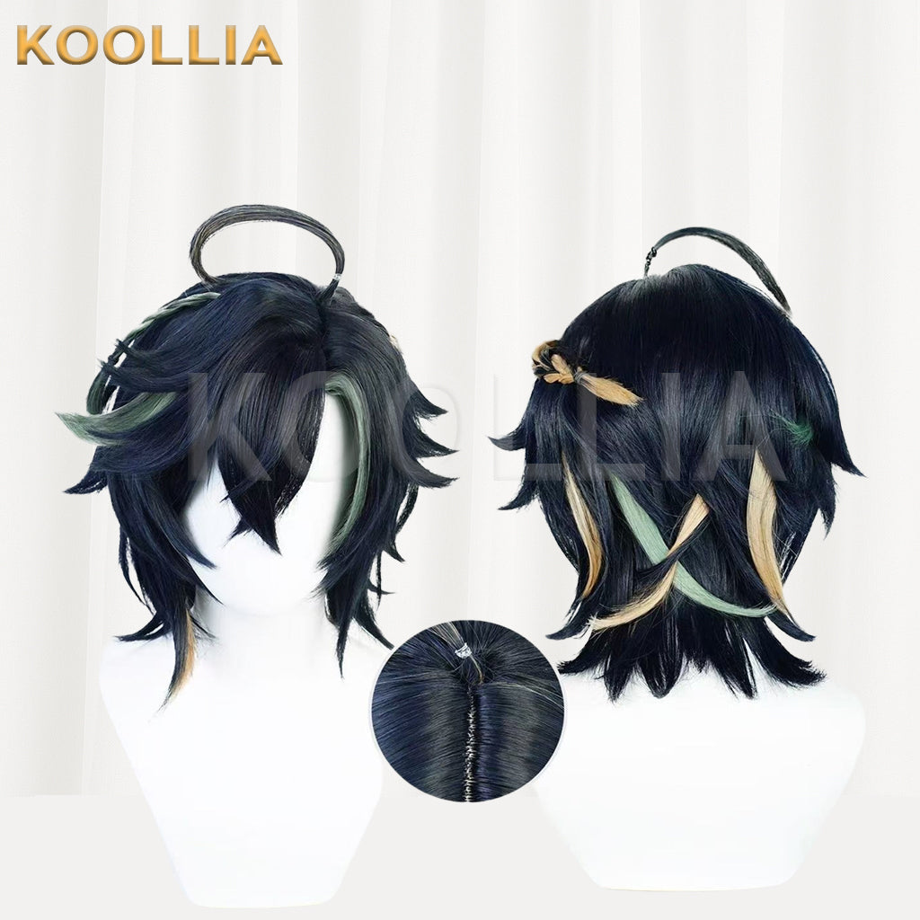 Genshin Impact Kinich Short Mix Hair Basic Wig