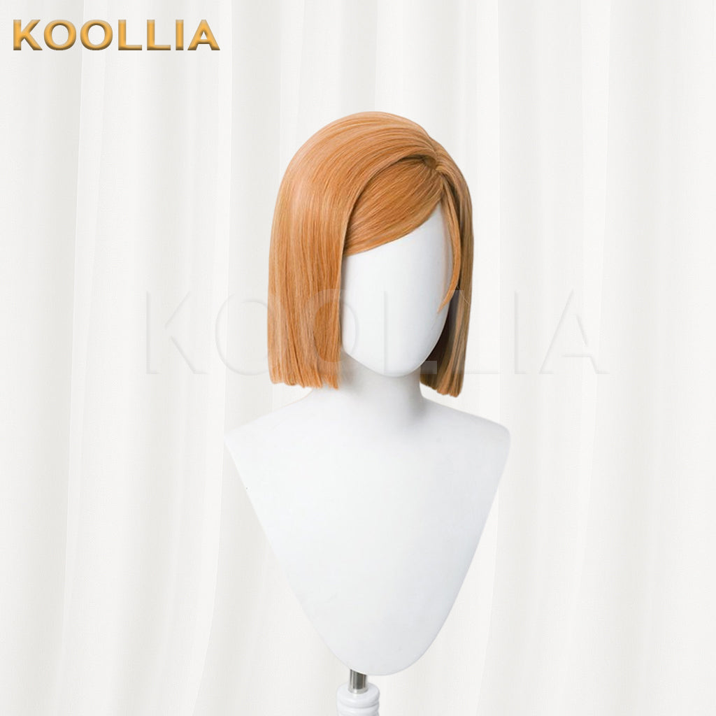 Jujutsu Kaisen Kugisaki Nobara kurze braune Haare Basic Perücke