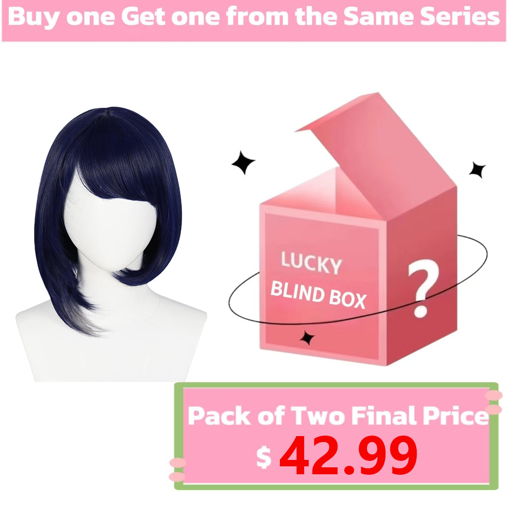 Genshin Impact Kujou Sara Short Purple Hair Basic Wig