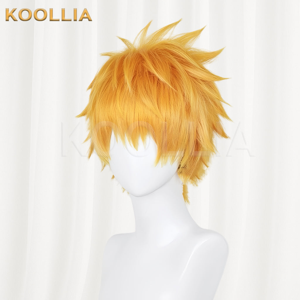 Blue Lock Kunigami Rensuke Short Orange Hair Basic Wig