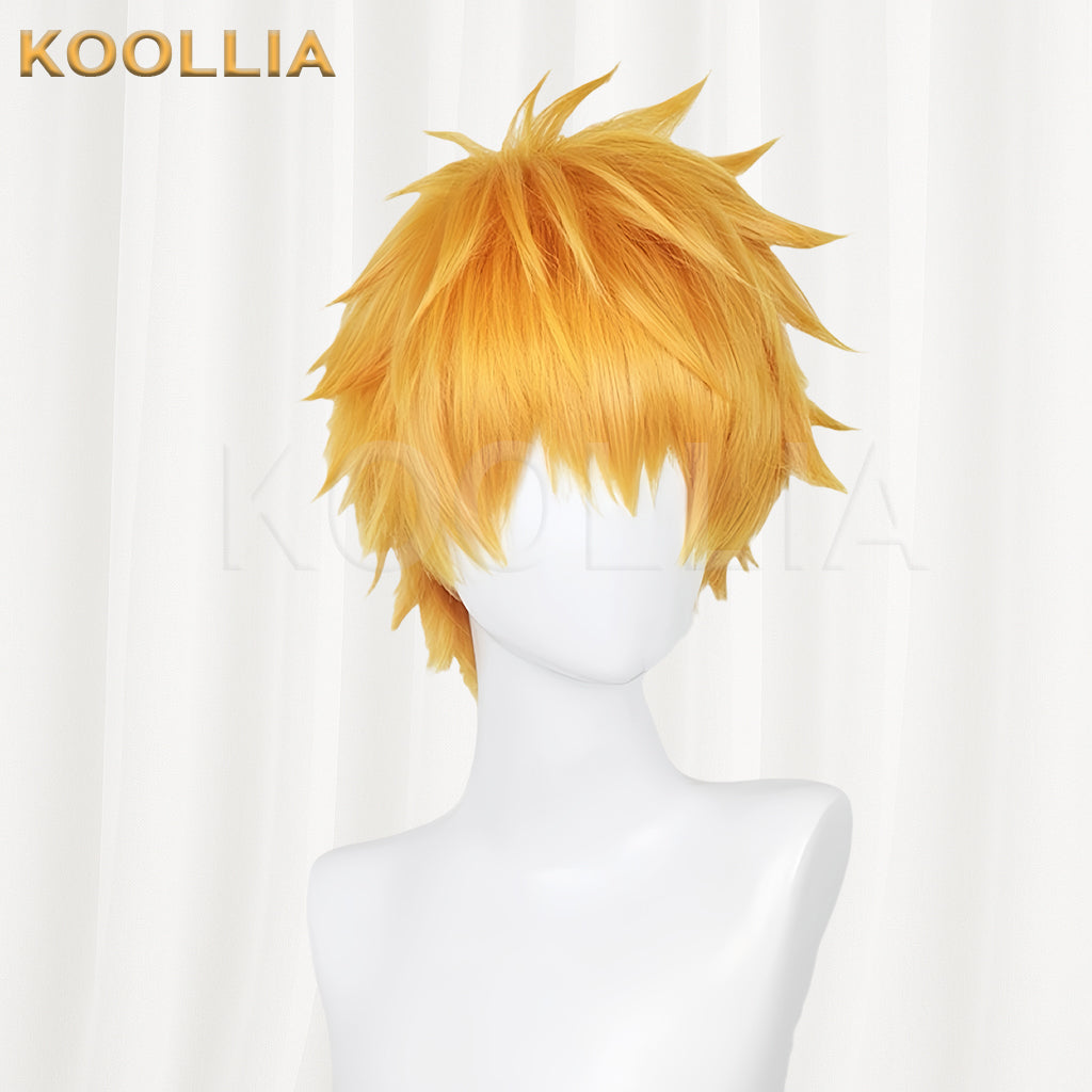Blue Lock Kunigami Rensuke Short Orange Hair Basic Wig