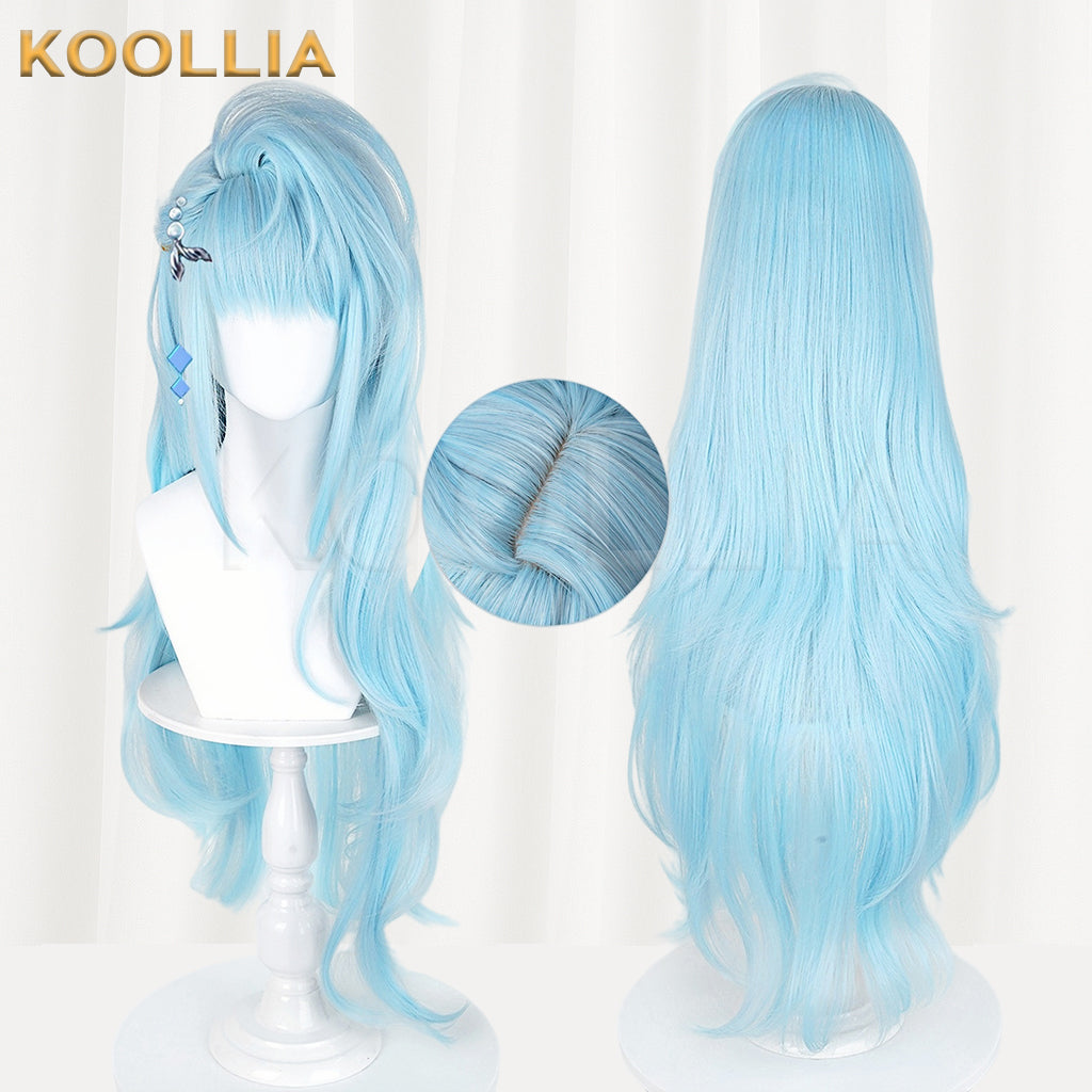 Path to Nowhere L.L. Long Blue Hair Basic Wig