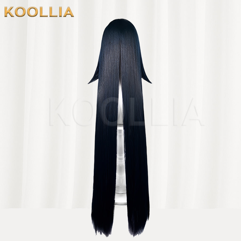 Genshin Impact Lan Yan Long Black Hair Basic Wig