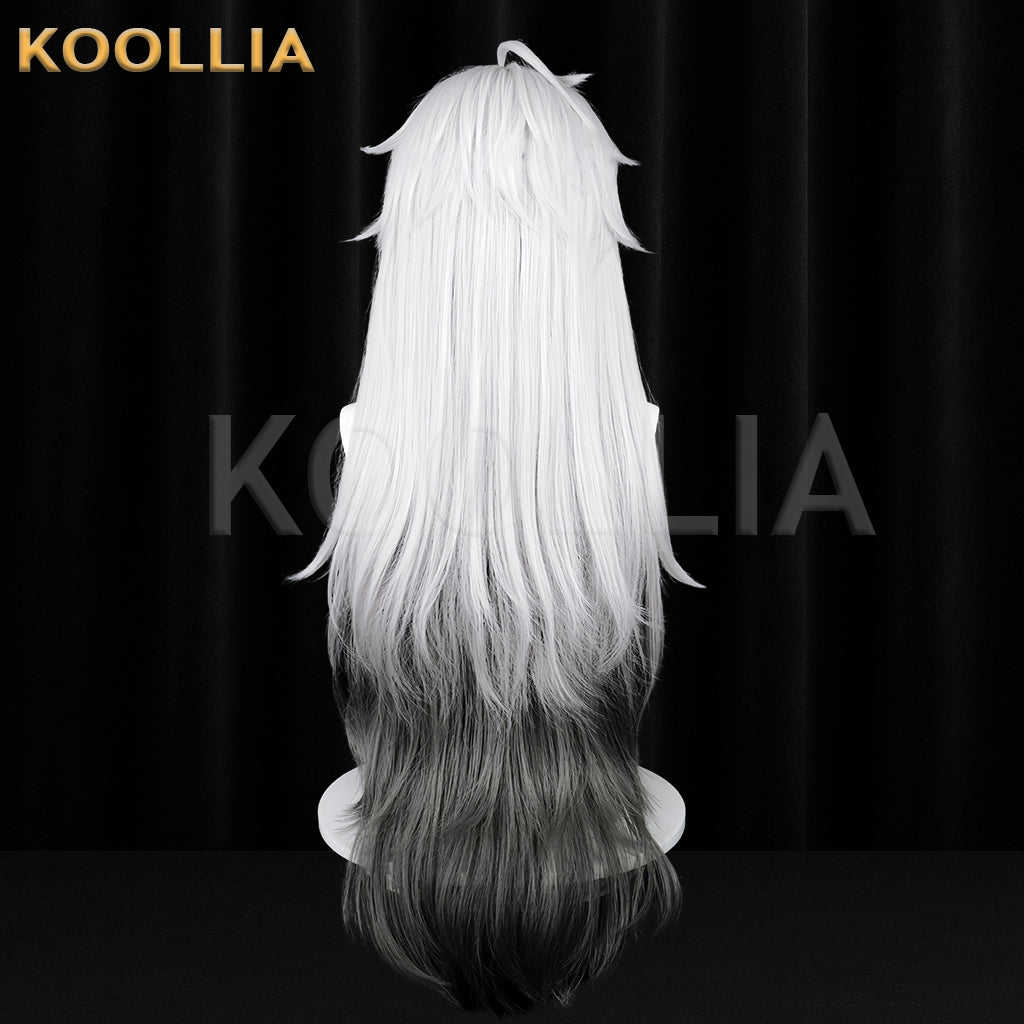 Arknights Lappland Long Silver-White Hair Basic Wig