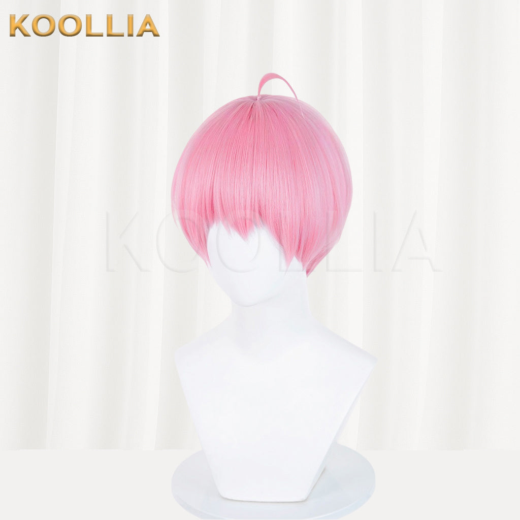 Link Click Li Tianchen Short Pink Hair Basic Wig