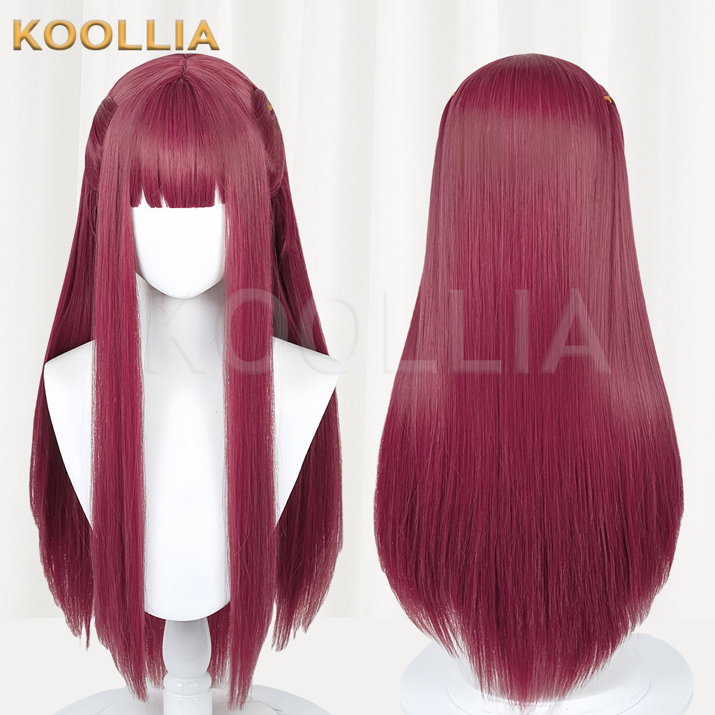 Marin Kitagawa Little Devil cosplay wig base front and back view