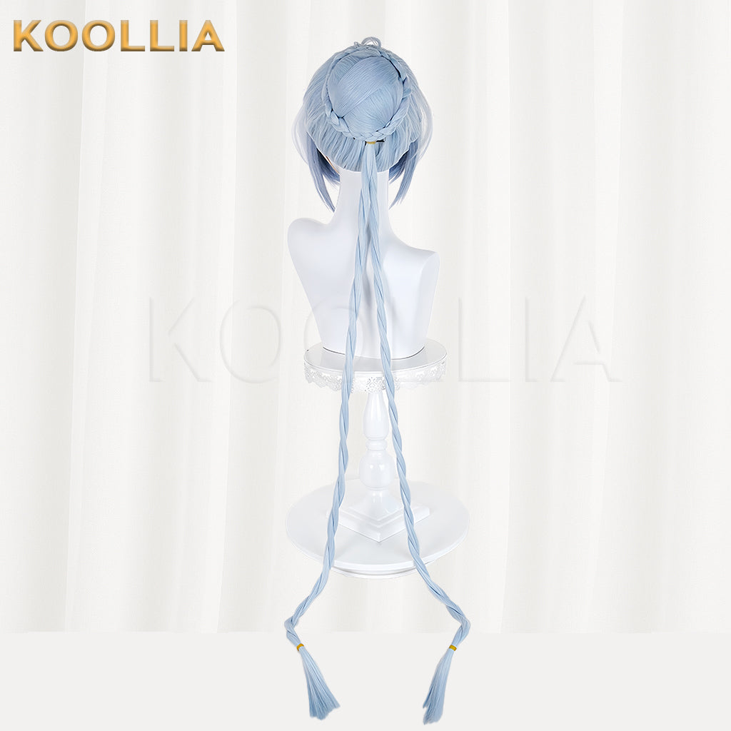 Zenless Zone Zero Lucia Long Blue Hair Basic Wig