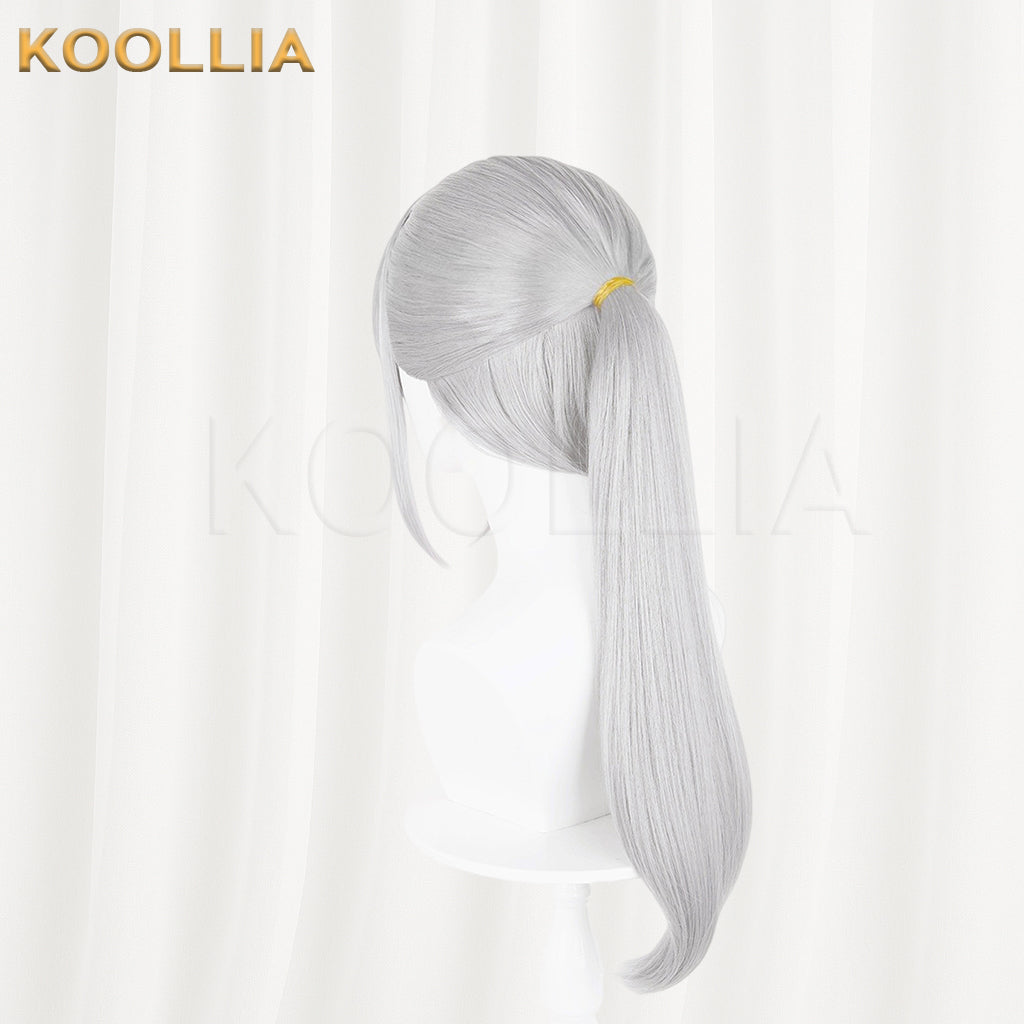Delta Force Luna Arknights Long Sliver Hair Basic Wig
