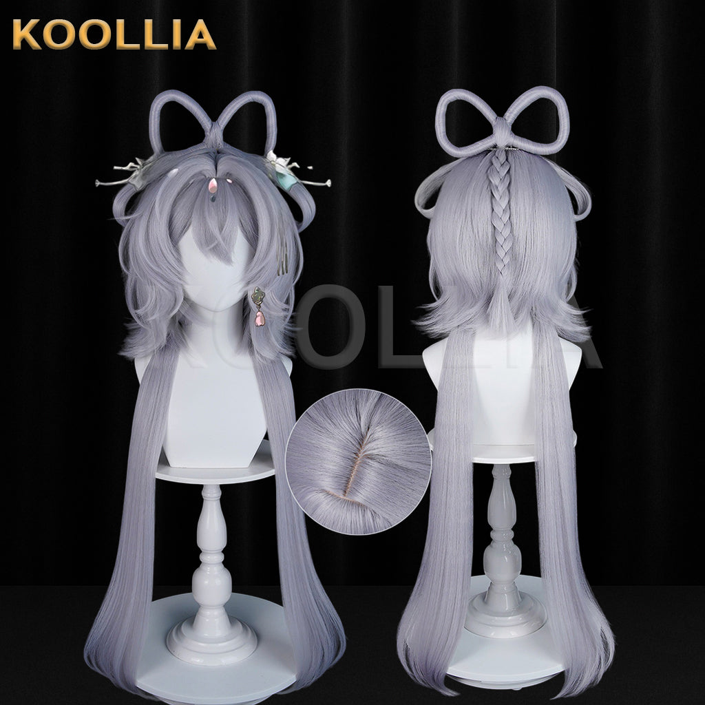 Virtual Singer Luo Tianyi Long Sliver Hair Basic Wig