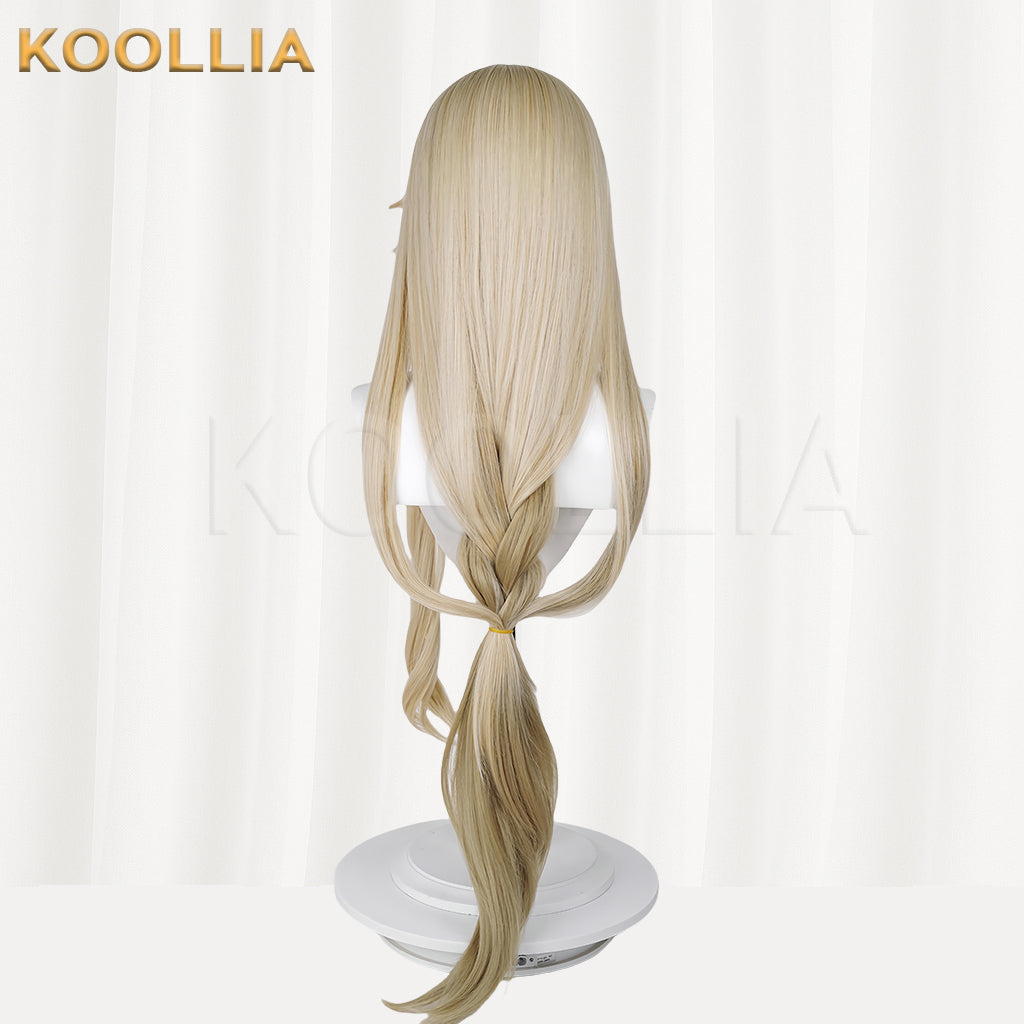 Honkai: Star Rail Luocha Long Golden Hair Basic Wig