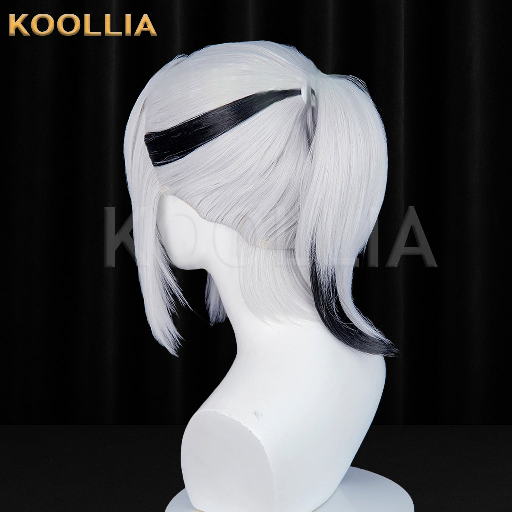 Delta Force Mai Xiaowen/Hackclaw Short Silver-white Hair Basic Wig