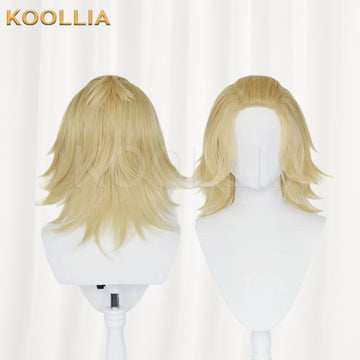 Tokyo Revengers Mikey/Manjiro Sano Short Blonde Hair Basic Wig - KOOLLIA