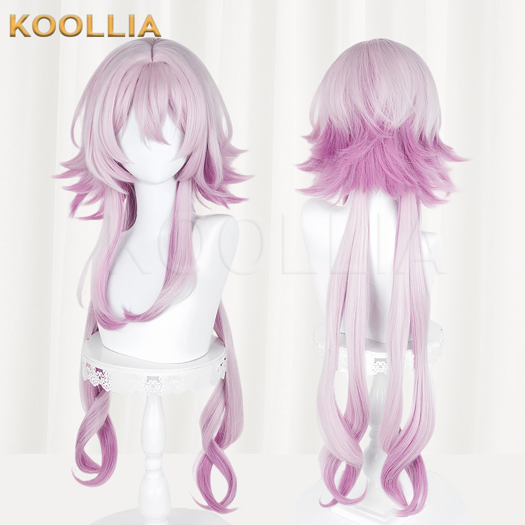 Honkai: Star Rail March 7th Long Pink Hair Basic Wig