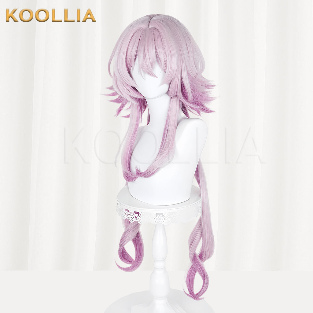 Honkai: Star Rail March 7th Long Pink Hair Basic Wig