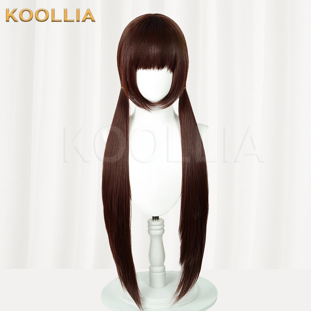 EVA Makinami Mari Illustrious Long Brown Hair Basic Wig