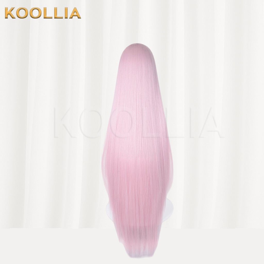 Virtuelle Sängerin Megurine Luka Lange rosa Haare Basic Perücke