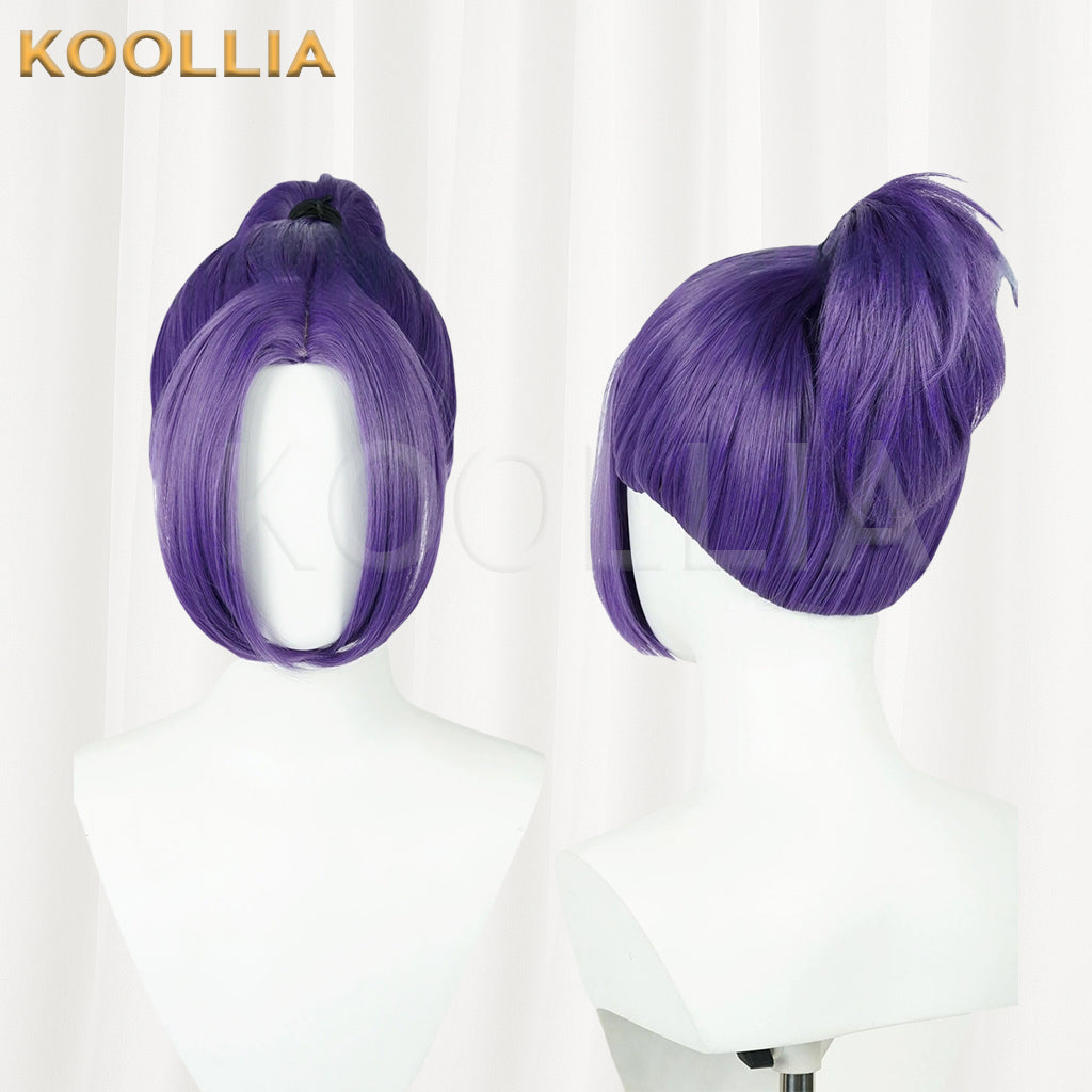 Blue Lock Mikage Reo Short Purple Hair Basic Wig
