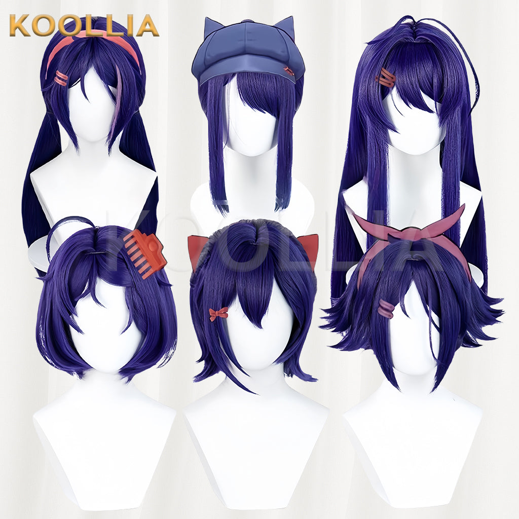Miside Mita Long Purple Hair Basic Wig
