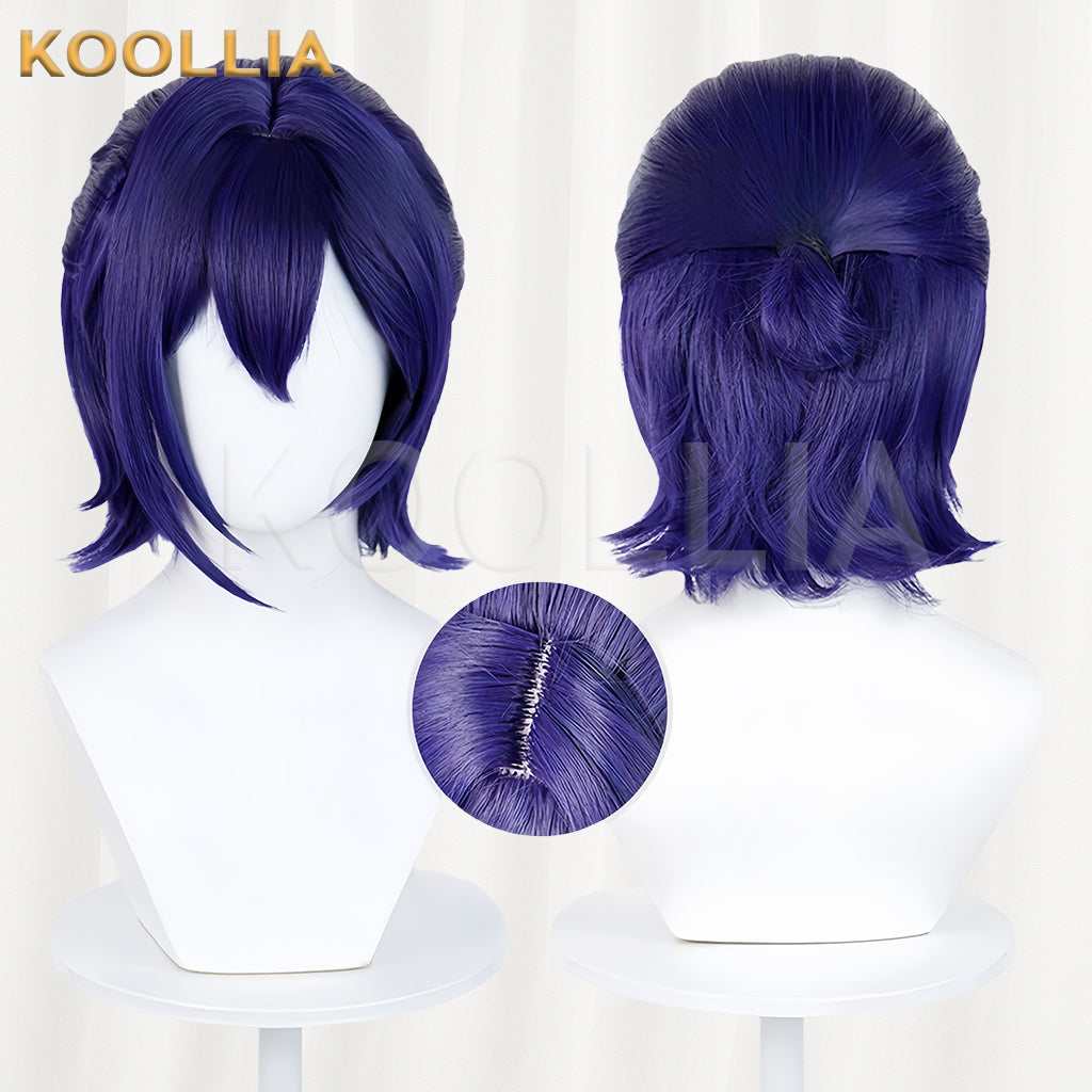 Miside Mita Long Purple Hair Basic Wig