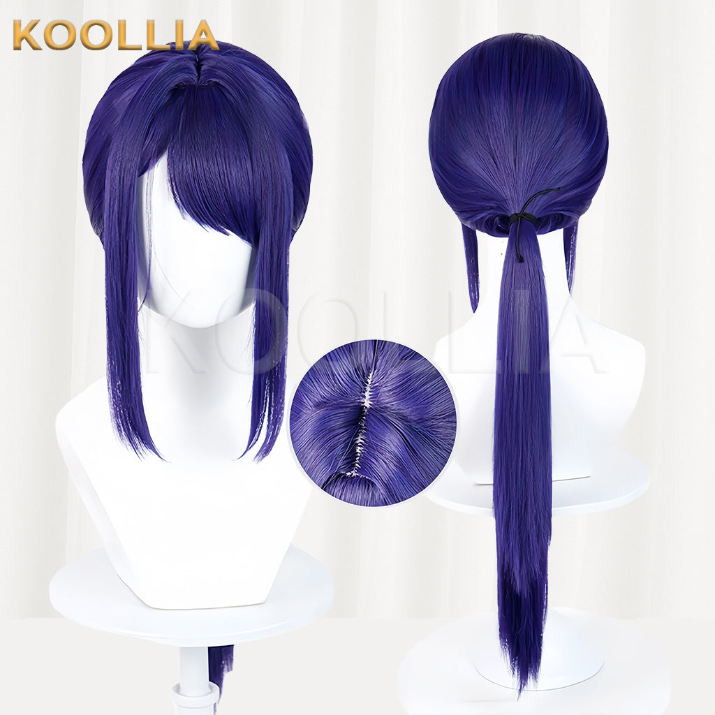 Miside Mita Long Purple Hair Basic Wig