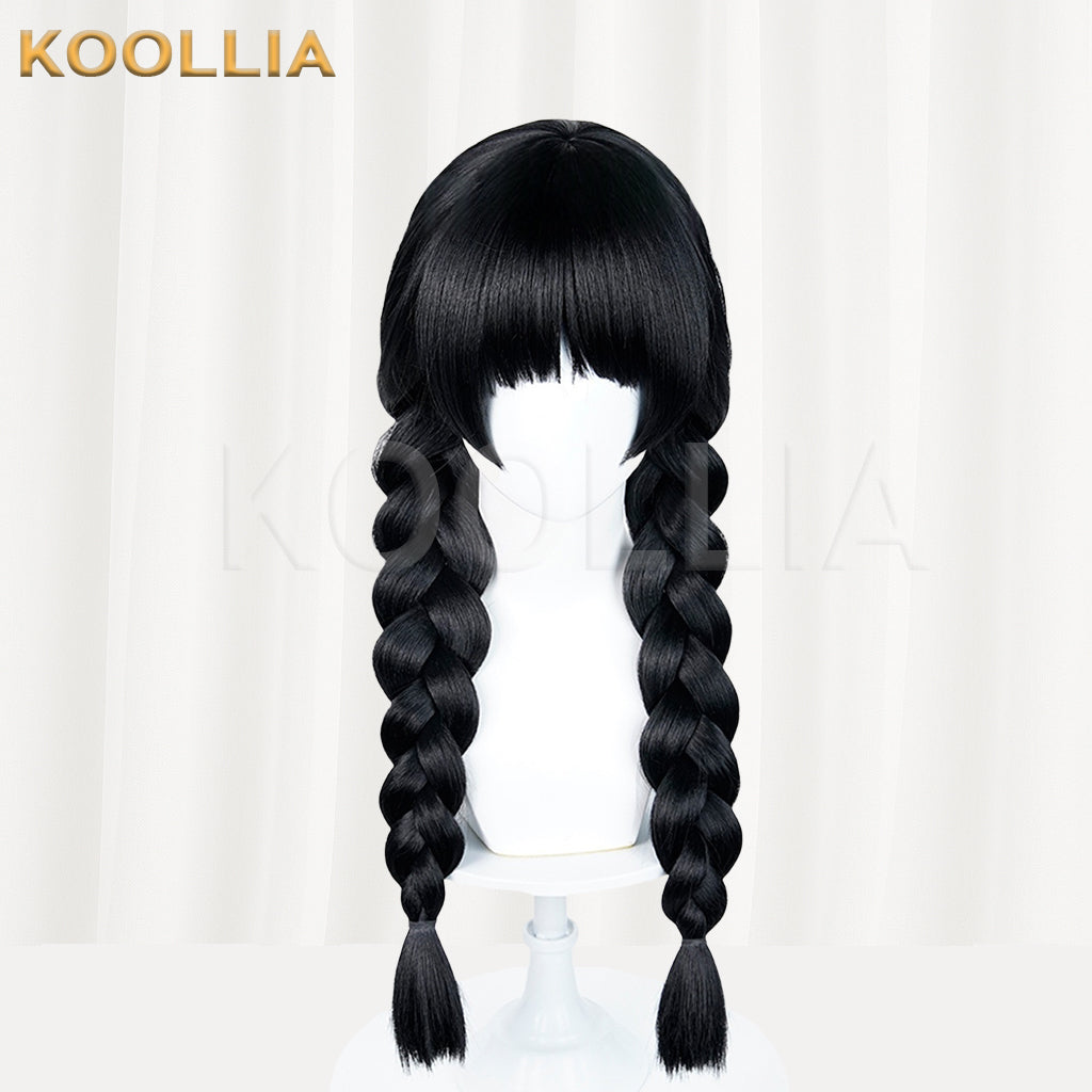 Identity Ⅴ Little Girl Alice DeRoss(Miss Pomegranate Plate) Long Black Hair Basic Wig