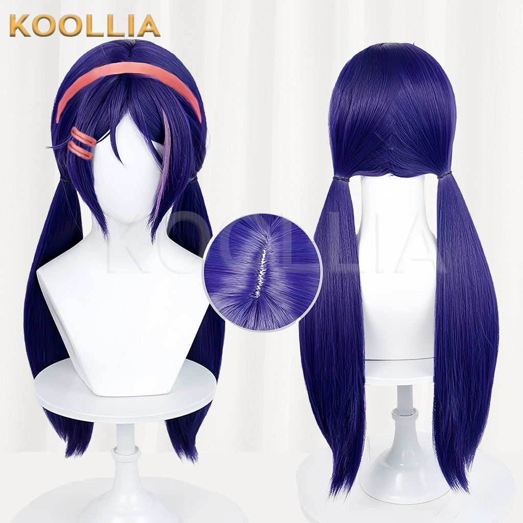 Miside Mita Long Purple Hair Basic Wig