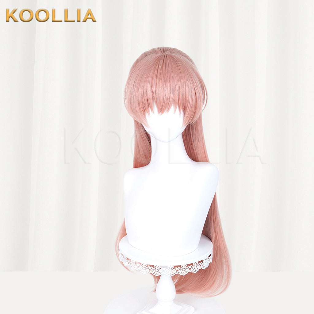 Love is Hard for Otaku Momose Narumi Long Pink Hair Basic Wig
