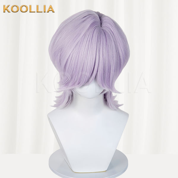 KPop Demon Hunters The Saja Boys Mystery Short Purple Hair Basic Wig
