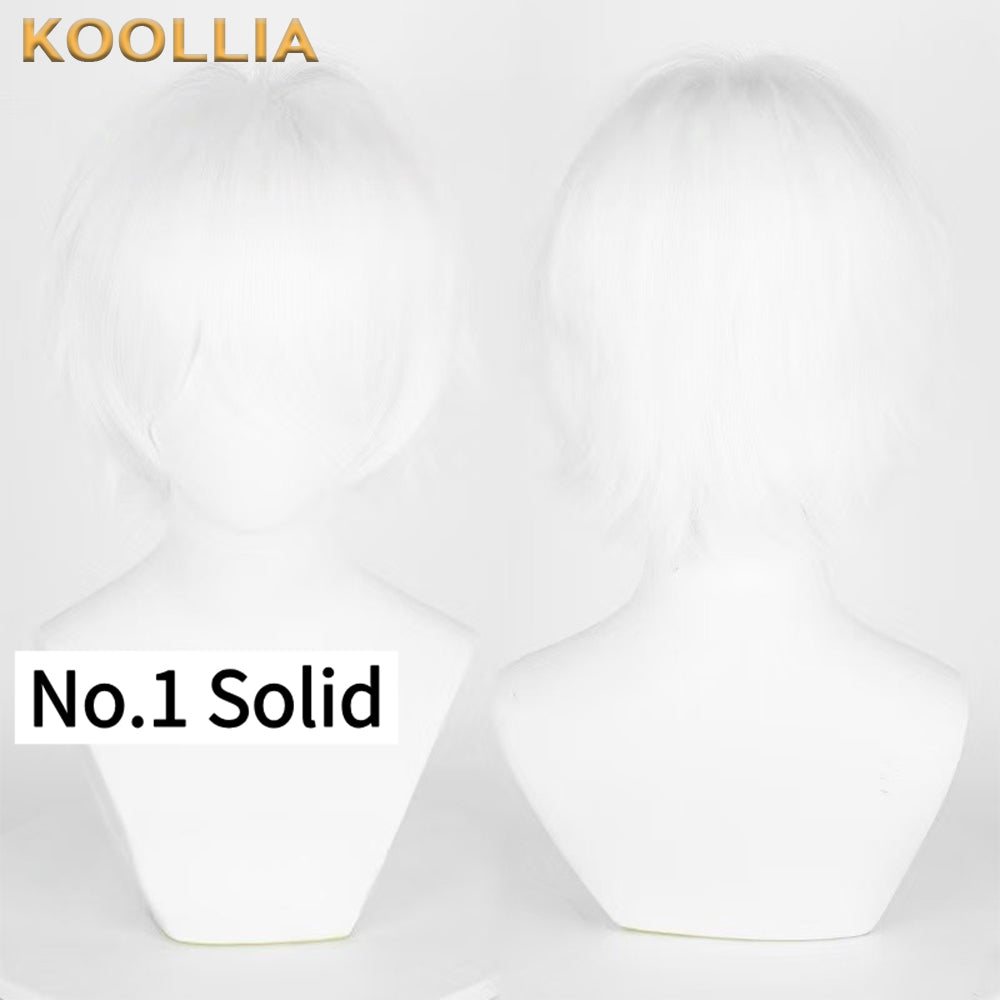 All-purpose 30cm High Temperature Basic Wig(Fluffed-Top)