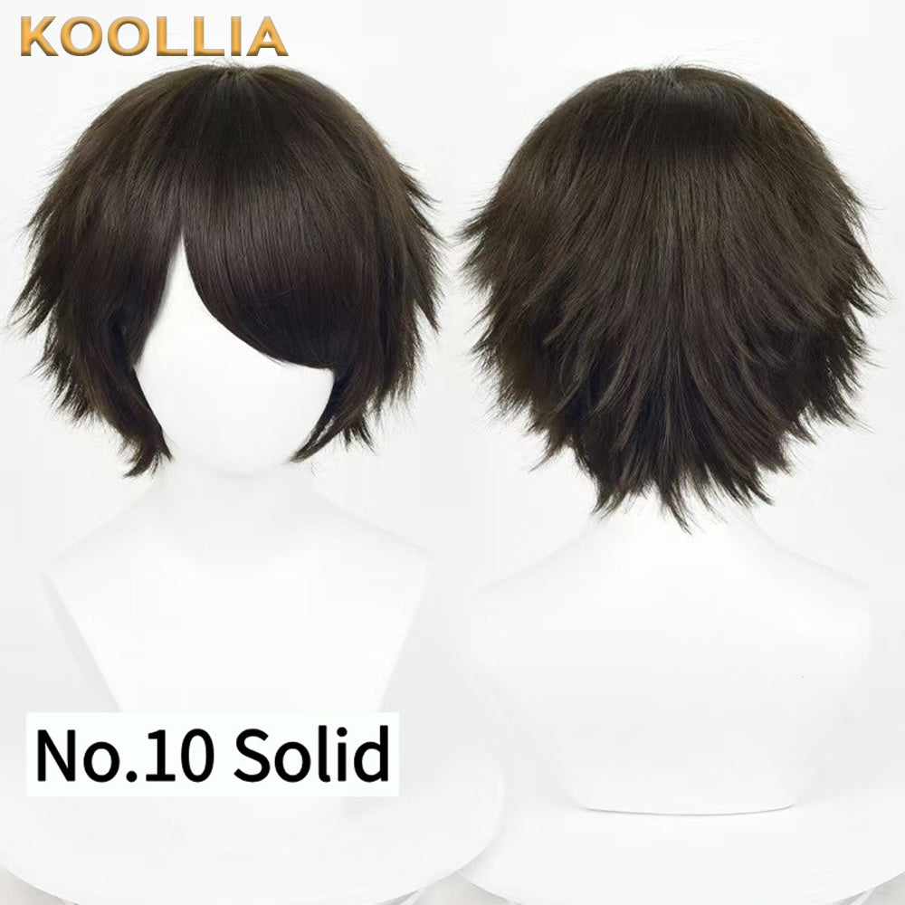All-purpose 30cm High Temperature Basic Wig(Fluffed-Top)