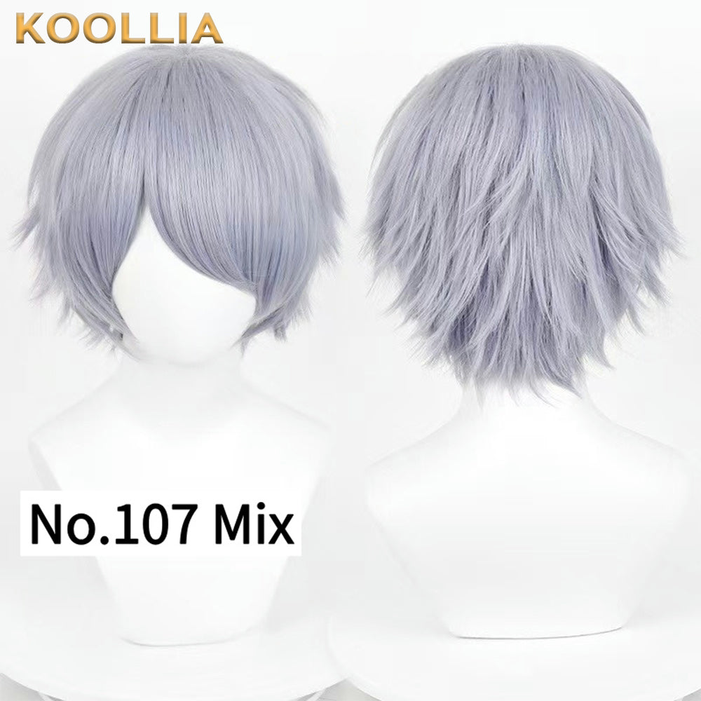 All-purpose 30cm High Temperature Basic Wig(Fluffed-Top)