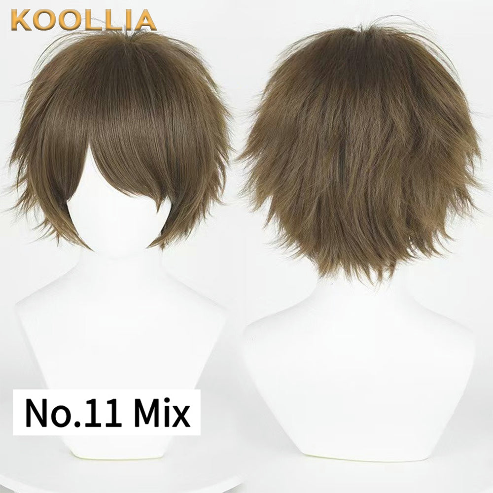 All-purpose 30cm High Temperature Basic Wig(Fluffed-Top)