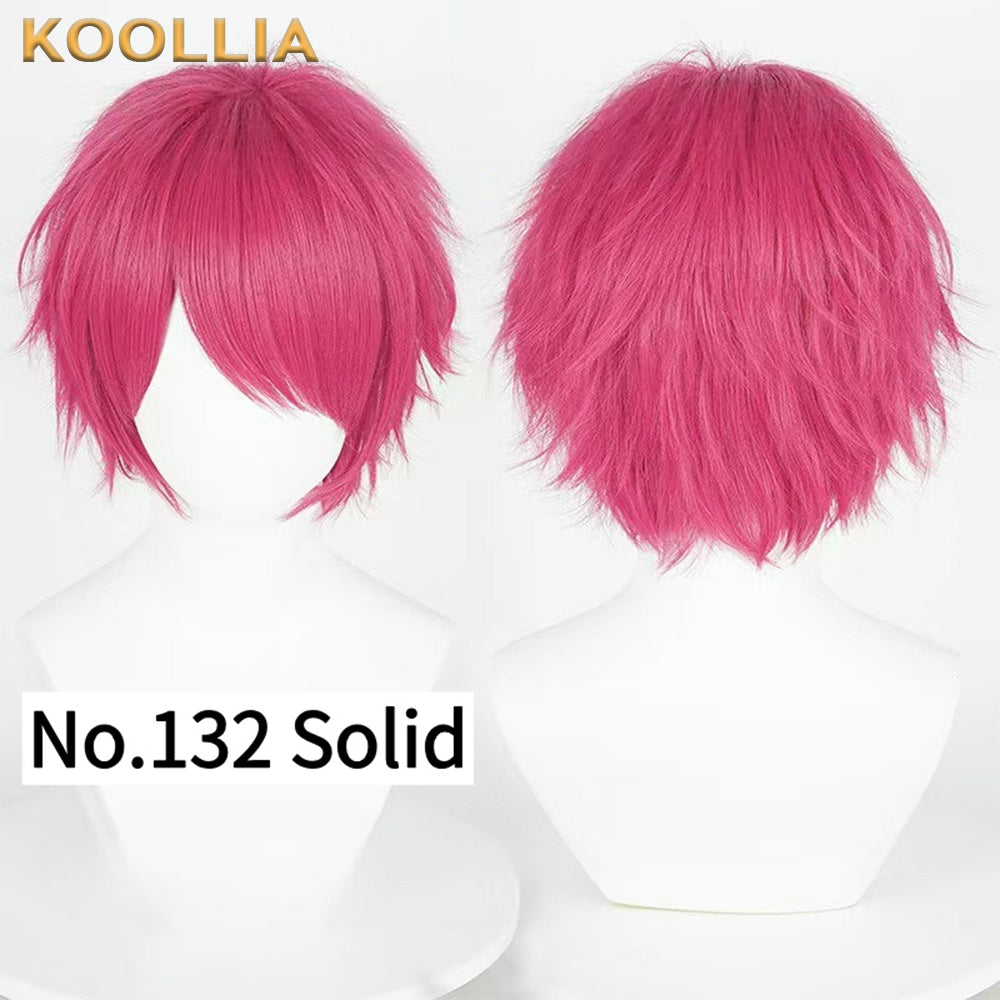 All-purpose 30cm High Temperature Basic Wig(Fluffed-Top)