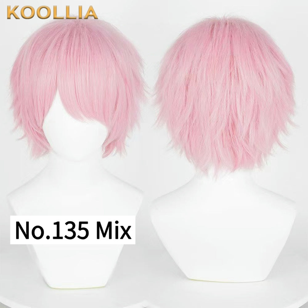 All-purpose 30cm High Temperature Basic Wig(Fluffed-Top)