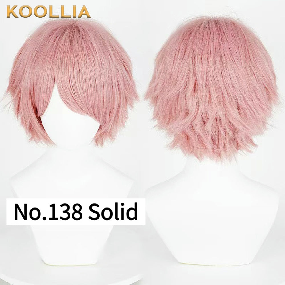 All-purpose 30cm High Temperature Basic Wig(Fluffed-Top)