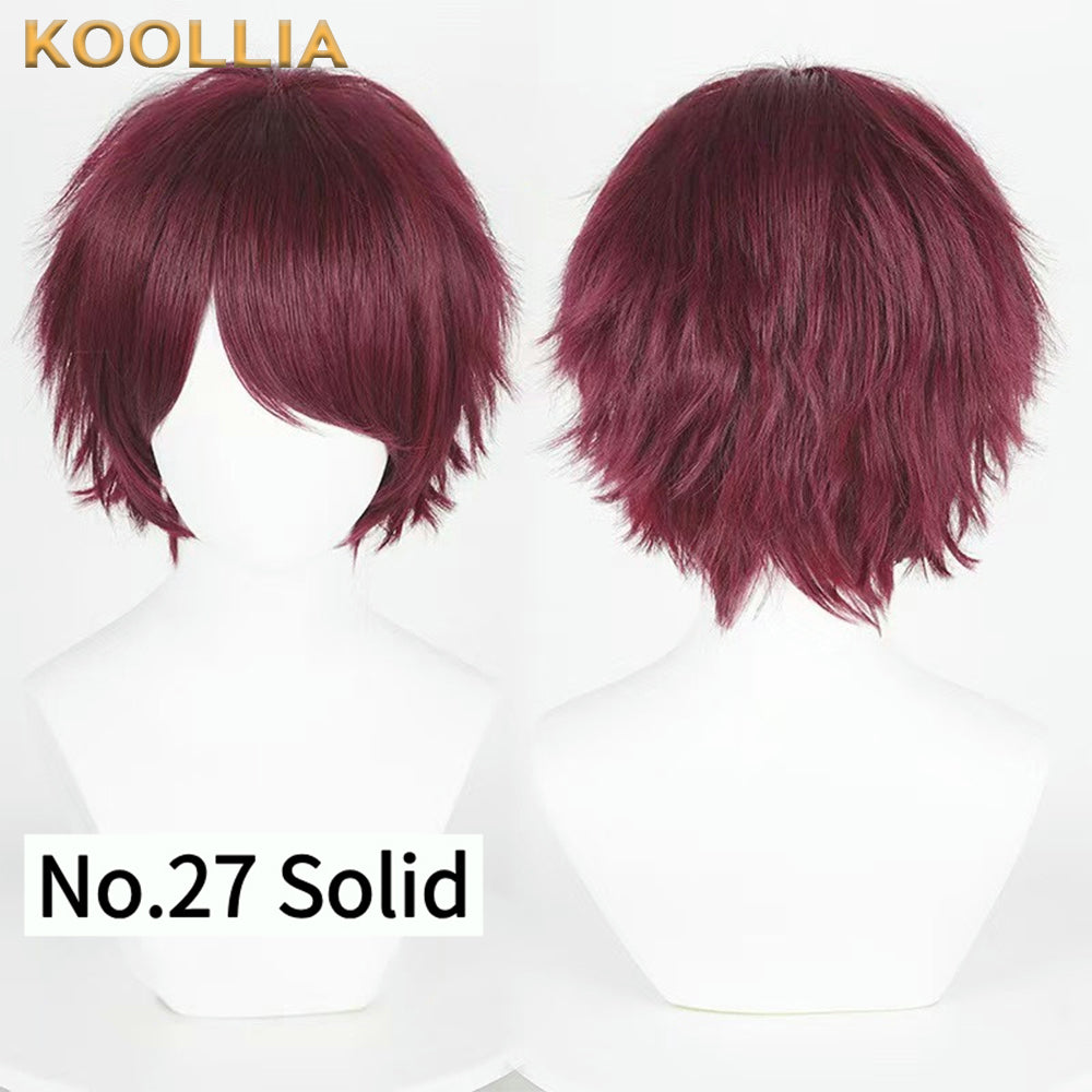 All-purpose 30cm High Temperature Basic Wig(Fluffed-Top)