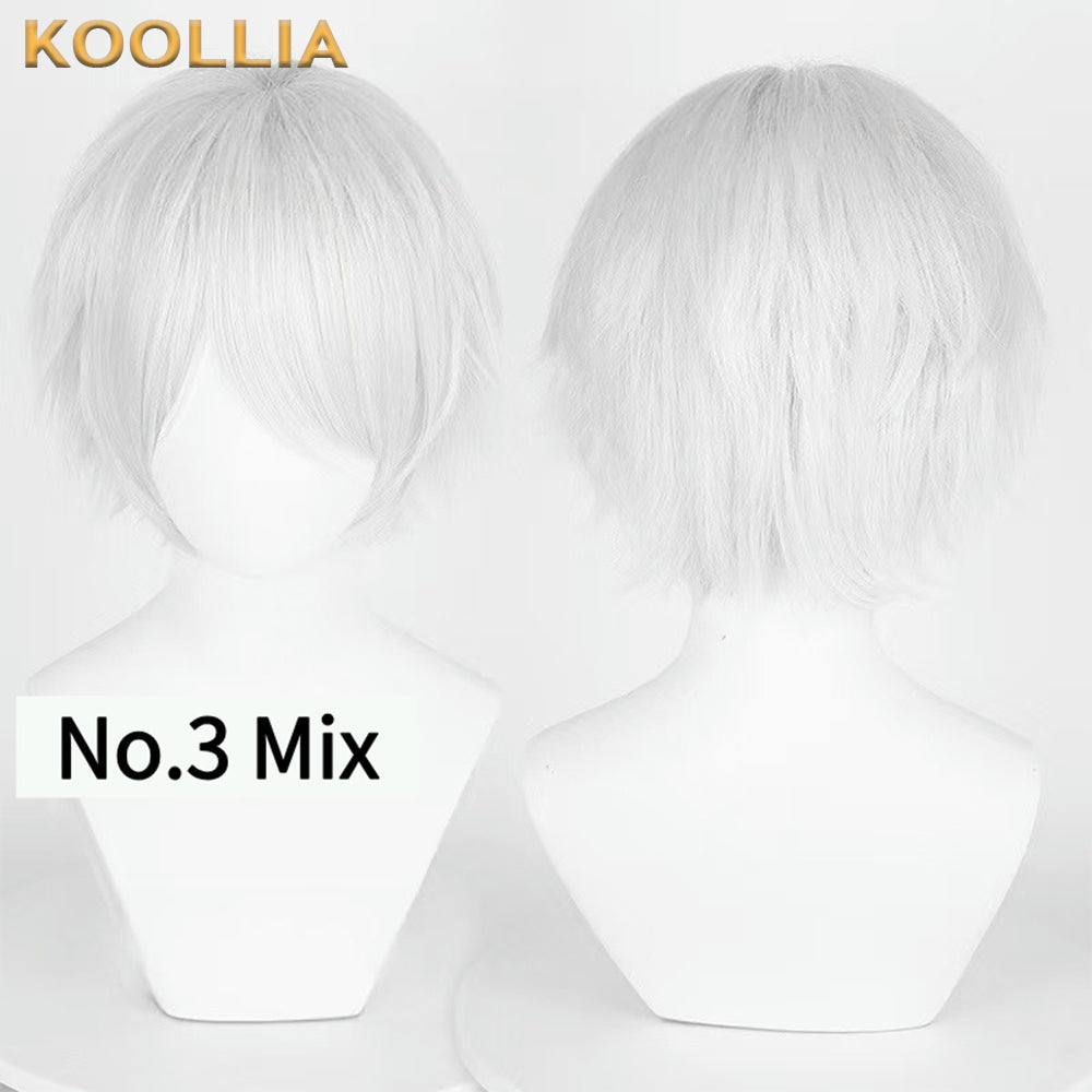 All-purpose 30cm High Temperature Basic Wig(Fluffed-Top)