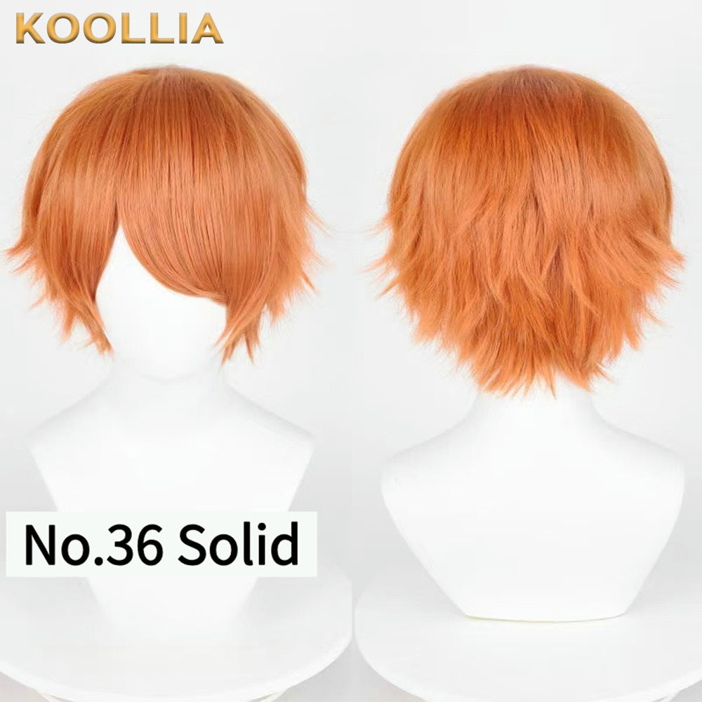 All-purpose 30cm High Temperature Basic Wig(Fluffed-Top)