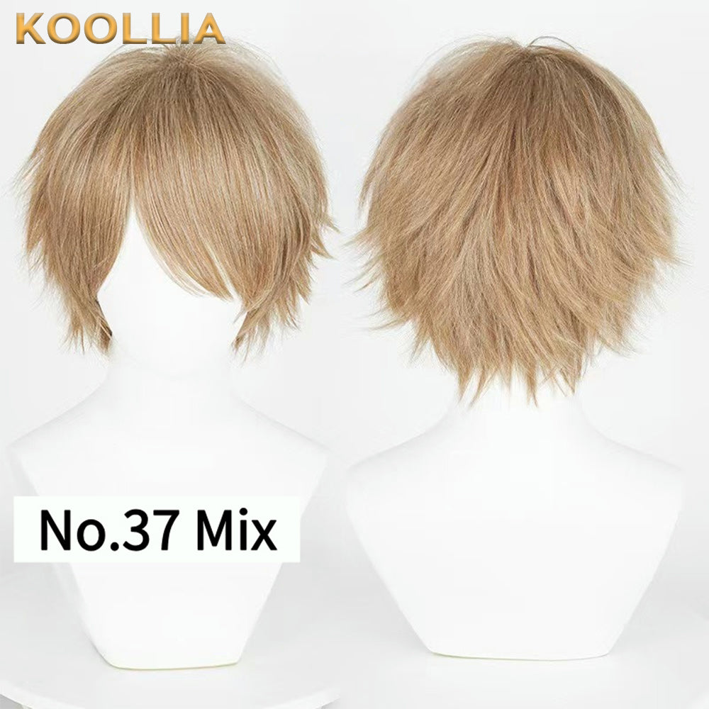 All-purpose 30cm High Temperature Basic Wig(Fluffed-Top)
