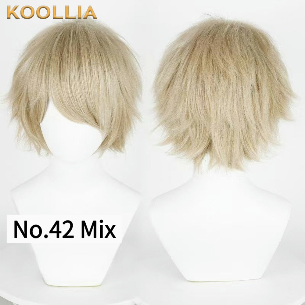 All-purpose 30cm High Temperature Basic Wig(Fluffed-Top)
