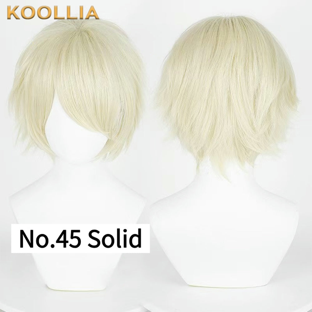 All-purpose 30cm High Temperature Basic Wig(Fluffed-Top)