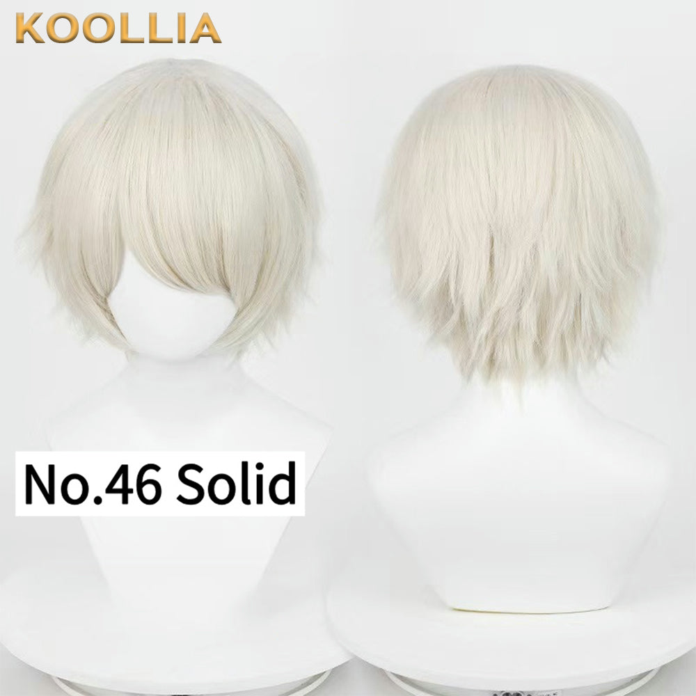 All-purpose 30cm High Temperature Basic Wig(Fluffed-Top)