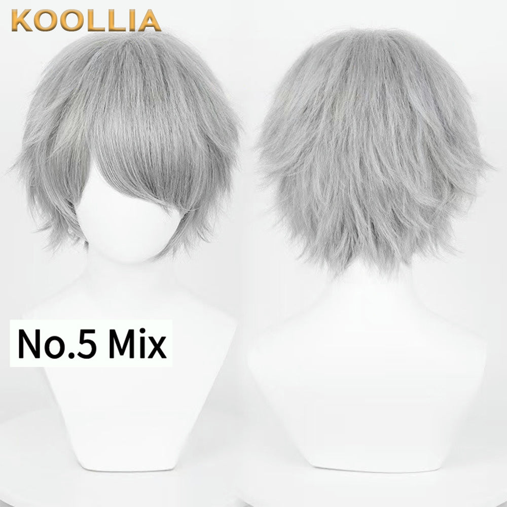 All-purpose 30cm High Temperature Basic Wig(Fluffed-Top)