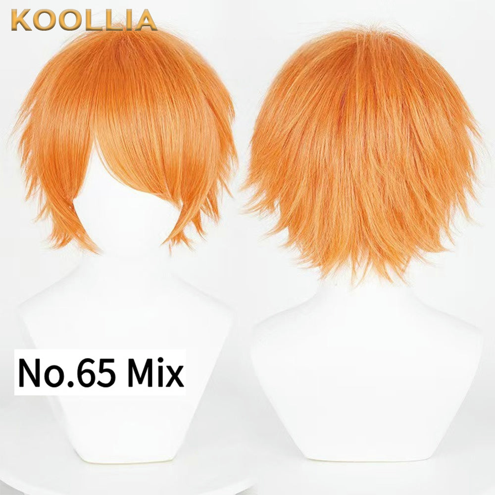 All-purpose 30cm High Temperature Basic Wig(Fluffed-Top)