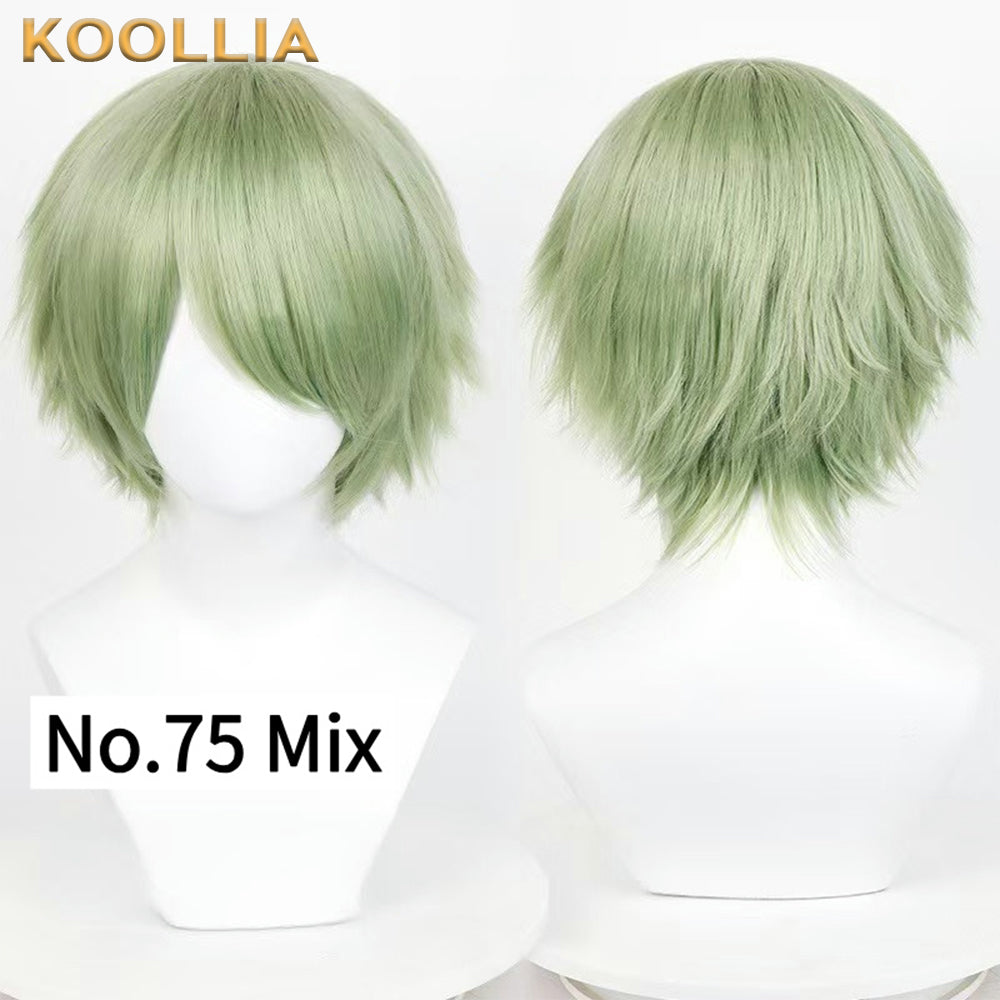 All-purpose 30cm High Temperature Basic Wig(Fluffed-Top)