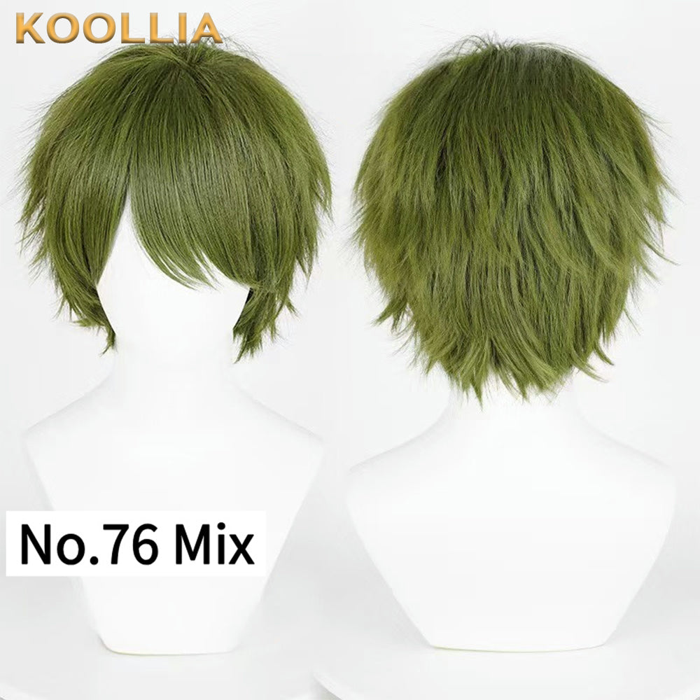 All-purpose 30cm High Temperature Basic Wig(Fluffed-Top)