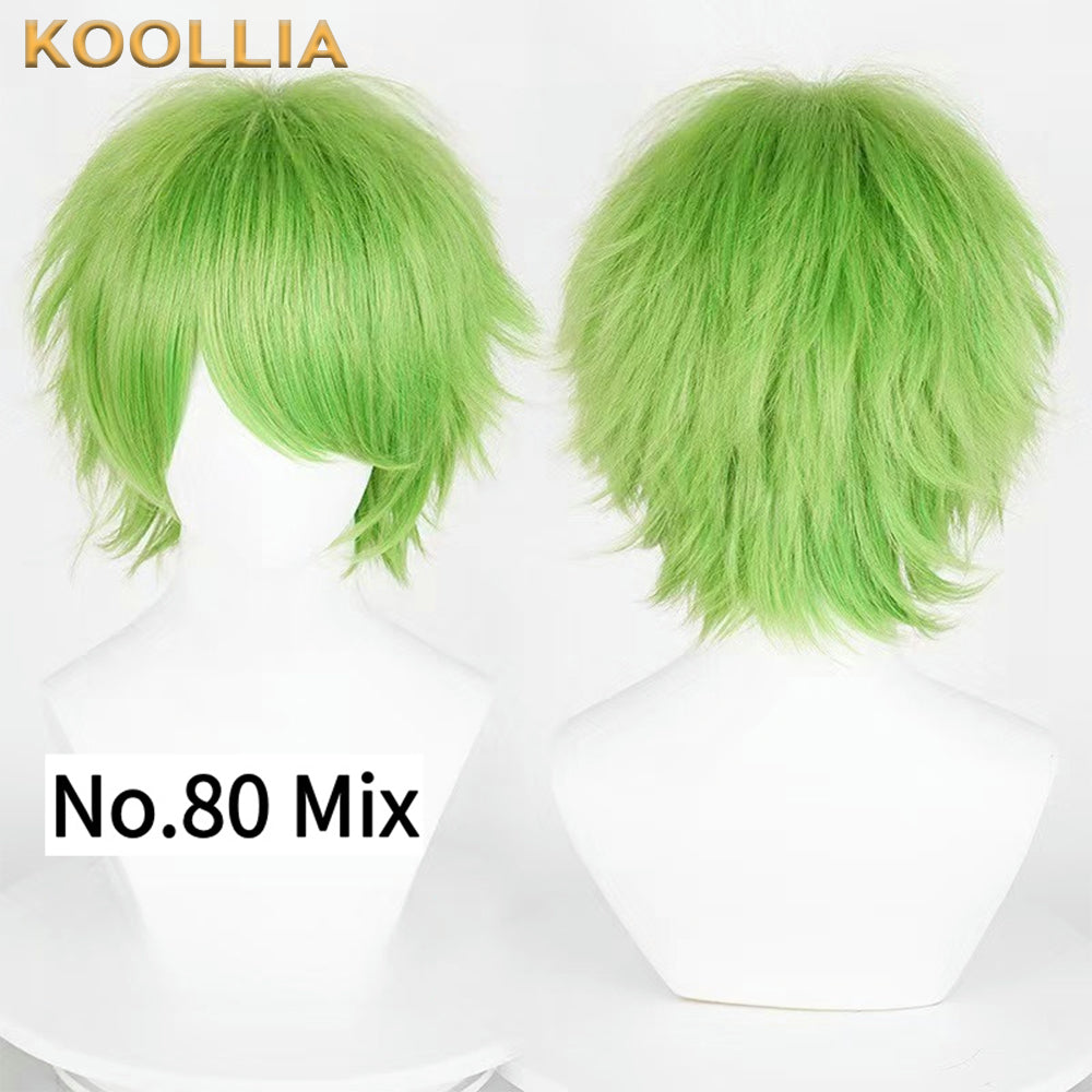 All-purpose 30cm High Temperature Basic Wig(Fluffed-Top)